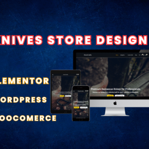 Shanic Crafts | Handmade Knives Woocomerce Store Build With Elementor Pro