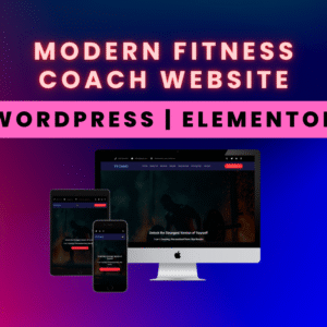 FitCoach | Fitness Coach Website Build with WordPress & Elementor Pro